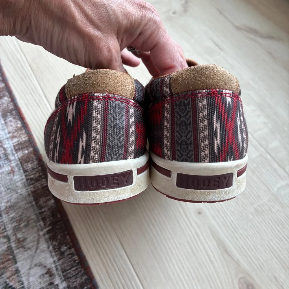 Twisted X Hooey Loper MHYC023 Nomad Multi Southwestern Aztec Slip On Shoes 8.5M